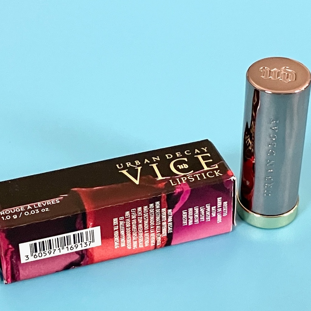 💎 Free w/$45 - BACKTALK Urban Decay Vice Lipstick Comfort Matte Travel Mini - Picture 4 of 14